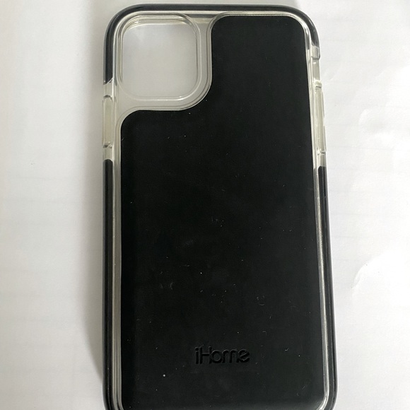 iHome Hard Black & Clear iPhone 11 Case - Picture 1 of 3